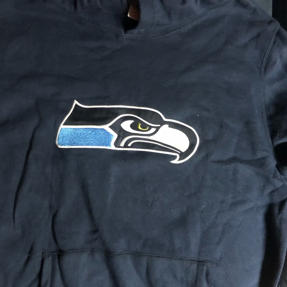 Woman’s Seattle Seahawks NFL Victoria secrets pink embroidered hoodie NWOT